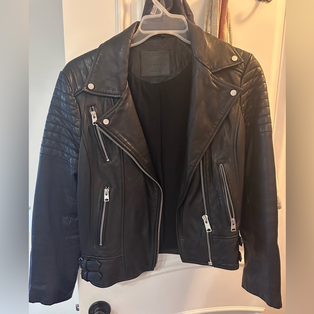 All Saints Papin women’s biker jacket 10